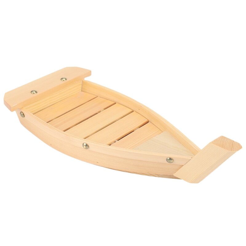 TaoToa 42X17X7.5Cm Japanese Cuisine Sushi Boats Sushi Tools Wood Handmade Simple Ship Sashimi Assorted Cold Dishes Tableware Bar TaoToa 42X17X7.5Cm Japanese Cuisine Sushi Boats Sushi Tools Wood Handmade Simple Ship Sashimi Assorted Cold Dishes Tableware Bar