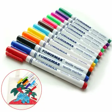 Fabric Markers Permanent Pen Set For Paint Clothing T-Shirt Textile Shoes  Paint