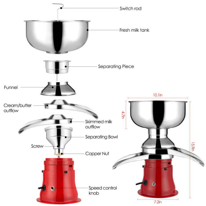ไฟฟ้าเครื่องแบ่งครีม-ห้องครัว-centrifuge-ชีสผู้ผลิตเปลี่ยนดิบหรือนมเป็นครีมและ-skim-milk-นมเครื่องแยกแรงเหวี่ยงสำหรับ-sheep-milk-นมแพะหรือนมอื่นๆ