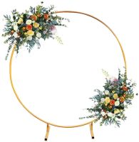 Wedding Arch Bracket Kit Circle Balloon Stand Shelves Iron Round Background Backdrop Frames Flower Arbors Support Birthday Party