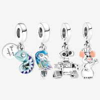 PANDORA S925 Sterling Silver Colour changing Chameleon Pendants Charm fit Original Bracelet Necklace DIY for Women Birthday Gift