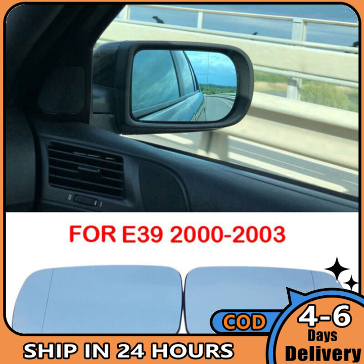 อะไหล่กระจกกระจกมองหลังอุ่นในรถยนต์1คู่ใช้ได้กับ-bmw-5-series-e39-51168209812-51168209811