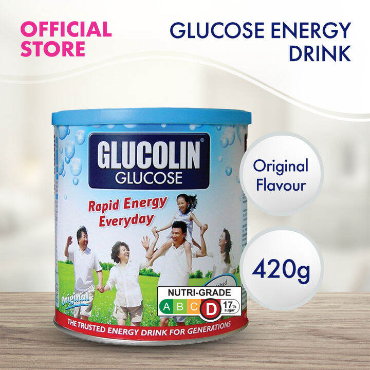 Glucolin Glucose Energy Drink Original Flavour 420g Lazada Singapore