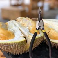 Durian Opener Durian peeling Clip Rustproof Comfort Handle Kitchen Utensils Gadgets Manual Durian Shelling Machine for Household Graters  Peelers Slic