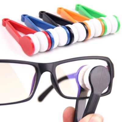 hot【DT】卐✖  Multifunctional Glasses Cleaning Rub Eyeglass Sunglasses Spectacles Microfiber Cleaner Brushes Wiping Tools 1 Pcs