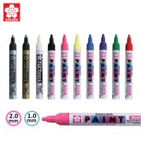 ปากกาน้ำมัน ซากุระ Sakura ขนาด 1.0 / 2.0 มม. สำหรับเขียนยาง,โลหะ,ป้ายทะเบียนรถ ปากกาเขียนผ้า เขียนรองเท้า เขียนเหล็ก ปากกาเพ้นท์ (pen-touch paint pen)
