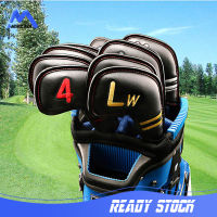 Menolana 11ชิ้นกันน้ำกอล์ฟเหล็กหัวหน้าปกคลับเวดจ์ headcover ป้องกัน