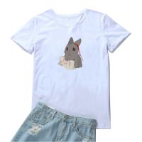 Shaking Hands With The Rabbit Tshirts Funny Cute Cartoon T Chinese Anime Tshirt Mo Dao Graphic