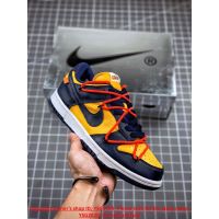 OFF WHITE SB Duk Low LTHR OW Obsidian Basketball shoes