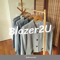 Blazer เบลเซอร์มือสอง/สูทมือสองงานคัด งานพรีเมี่ยม สไตล์เกาหลี/ ญี่ปุ่น สีเทา งานคลีน