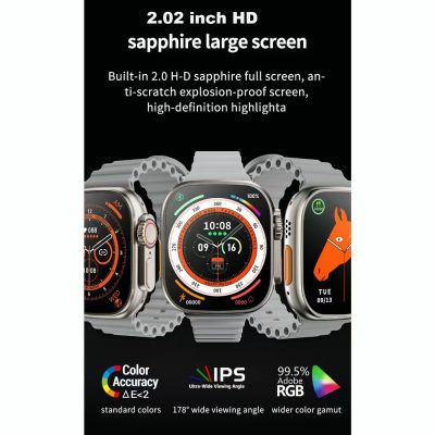 MAIMEITE 8Ultra SmartWatch 2.08