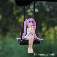 【hot】✿  Car Pendant Interior Figure Hanging Rearview Mirror Woman Pink Ornament Dashboard Accessorie