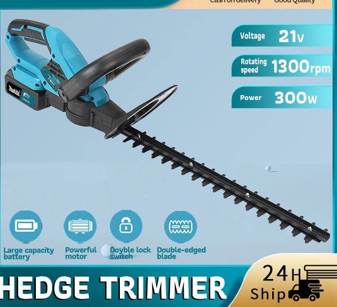 Cordless Electric Hedge Trimmer Household Trimmer Lion Rechargeable