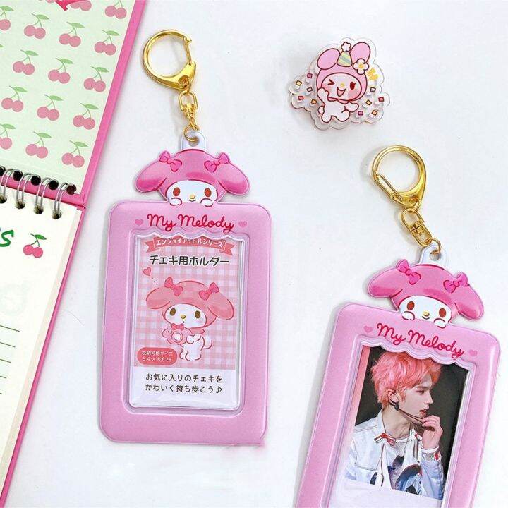 ของขวัญ-pingchuishop-kawaii-japanese-melody-square-สำหรับเด็กผู้หญิงบัตรภาพกระเป๋าครอบเครื่องประดับ-cinnamoroll-ที่ใส่บัตรการ์ตูน