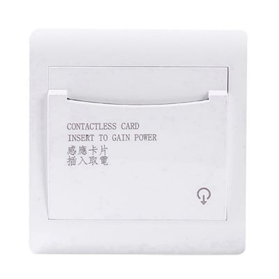4X with 12 Card Hotel House Guest Room Wall Reader Switch 40A Energy Saving Insert Key for Power