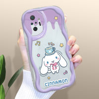 Casing Ponsel สำหรับ Xiaomi Redmi Note 10 Pro Note 10 5G Xiaomi Poco M3 Pro Xiaomi Poco M3 Pro 5G เคสเนื้อครีมเมโลดี้น่ารักขอบลอนเคสโทรศัพท์เคสซิลิโคนแบบนิ่ม