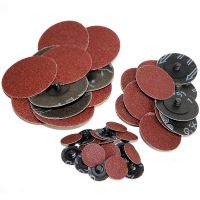 50Pcs/60pcs 2 inch 1 3 Sanding Disc Roll Lock R-Type Sandpaper Abrasive Disc 75mm 50mm 24/36/40/80/120/240/320 Grit