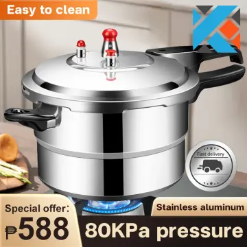 32cm Pressure Cooker Large Capacity Aluminium Alloy Canner W