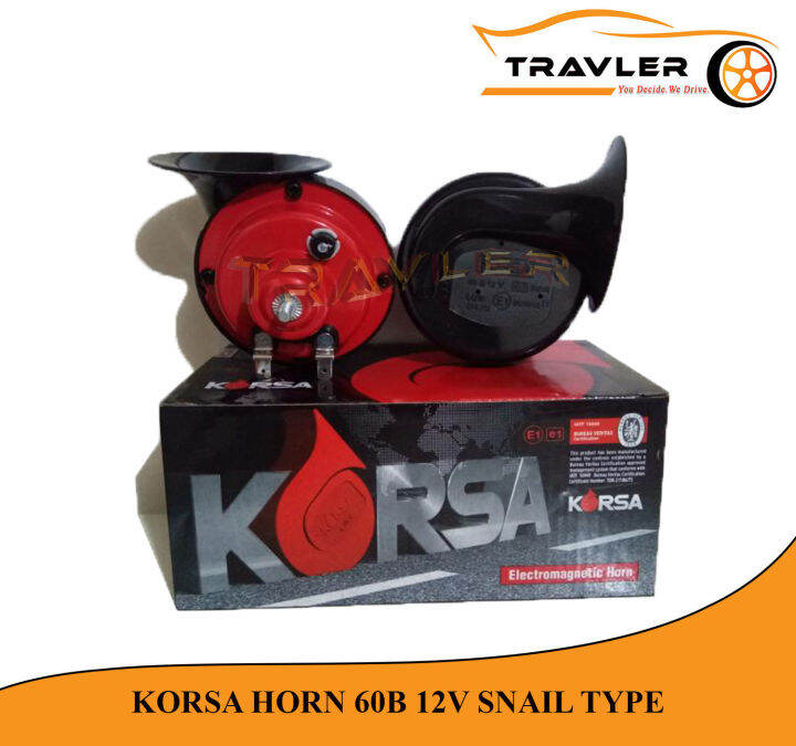 Korsa Horn Busina Snail Type 12v 60B Lazada PH