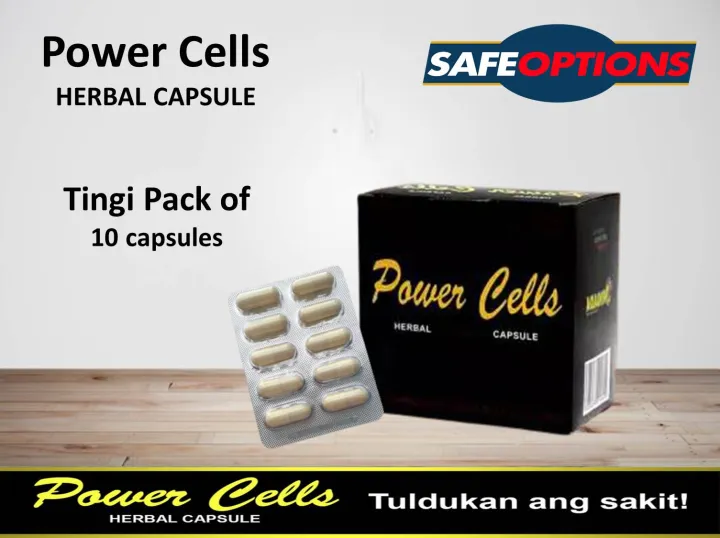Authentic Power Cells Herbal Capsule (Tingi Pack of 10 Capsules