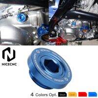 NICECNC ฝาเครื่องบรรจุน้ำมันสำหรับ Yamaha Raptor 700 700R 2006-2023 Wolverine X4 YZF R1น้ำมันเครื่องปลั๊กระบายน็อตแคล้งอุปกรณ์เสริม ATV