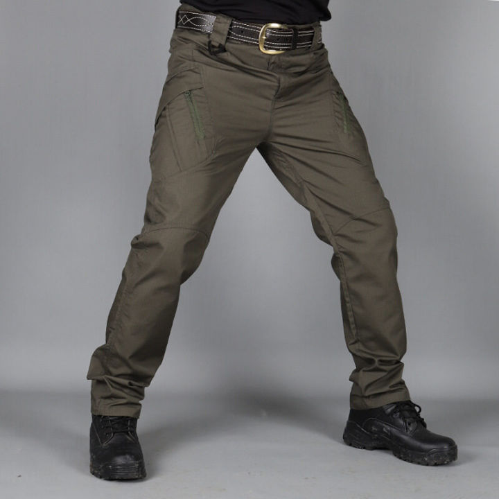 กางเกงคาร์โก้ผู้ชาย-กางเกงปีนเขากางเกงยุทธวิธีผู้ชายกางเกงทหารกางเกงทหารผ้ากันน้ำ-กางเกงขายาวผู้ชายรุ่นใหม่ปี-2023-กางเกงยุทธวิธีทหารกางเกงกันน้ำที่ทนต่อการสึกหรอกลางแจ้ง-กางเกงผู้ชายสี่สี