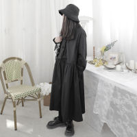 UMI MAO New Product Yamamoto Yoji Dark Bow Tie Mid-length Loose Dress Blouse Skirt Trend Women Famme Y2k