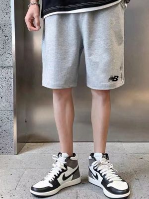 ▫ NB Sports Shorts Mens Summer Pure Cotton Thin Trendy Brand Outerwear Loose Casual Plus Size Versatile Basketball Cropped Pants