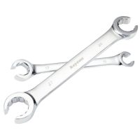 14x17mm Nut Spanner Brake Wrench For Car Repair Hand Tools Tubing Wrench Double Head Opening Wrench Crow 39;s-Foot Spanner Set