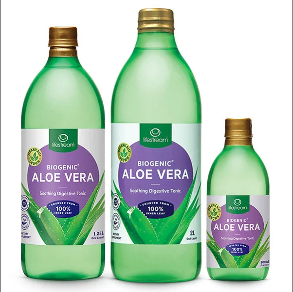 Lifestream Biogenic Aloe Vera Juice 500ml 1 25l Digestion