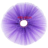 2X Smart Baby Girl Clothes Stars Sequins Petticoat Ballet Dance Fluffy Tutu Skirt Purple