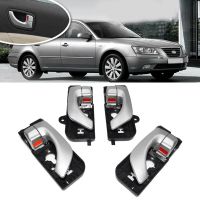 Inside Door Handle Front Rear Left Right Set for Hyundai Sonata 2005 2006 2007 2008 826103K020 826203K020 Car Styling Grab Handles