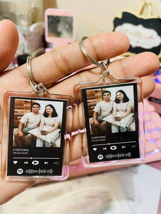 KEYCHAIN- SPOTIFY SONGS WITH WORKING QR | Lazada PH