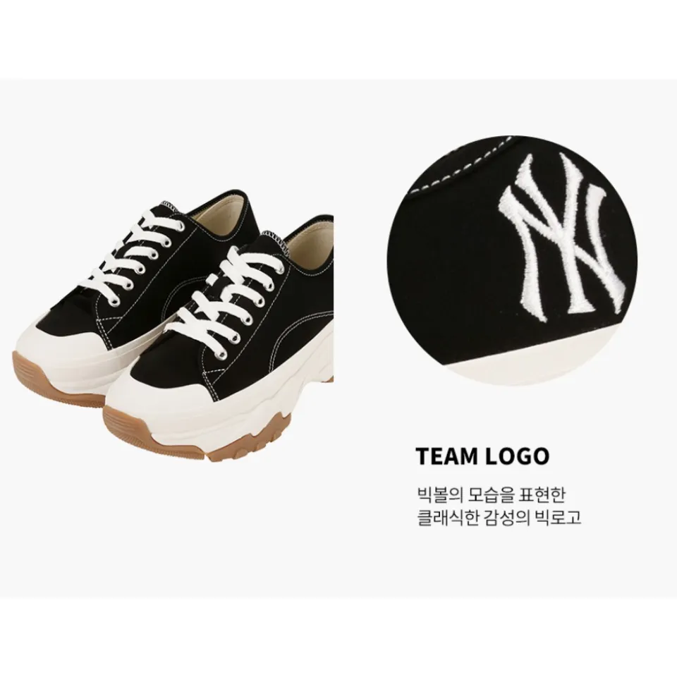 MLB Chunky Low NY Black Shoes 32SHU2111-50L Expeditedship