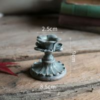 Goblet Candlestick Vintage European Stick Holders Table Centerpiece Candleholder Zen Garden Swiecznik Living Room Decor BI50CH