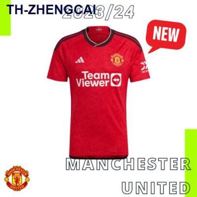 Newest♀ ZHENGCAI (NEW) Manchester United MU Home Kit 2023/2024 Football Jersey EPL Jersey Murah Baju Jersey Jersi Bola Sepak Kelab MU