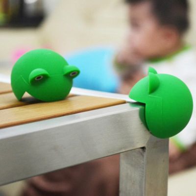 2pcs Anti-collision angle  cartoon Silicone spherical furniture table corner protective buffer pad Furniture Accessories