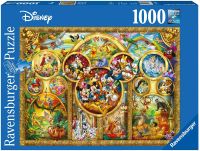 จิ๊กซอว์ Ravensburger - The Best Disney Themes  1000 piece  (ของแท้  มีสินค้าพร้อมส่ง)