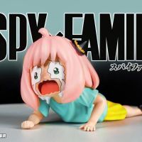 6Cm SPY×FAMILY Anime Figure Wrestling And Crying Forger Anya PVC Action Figure Collectible Statue Model Toys Kid Gift Doll