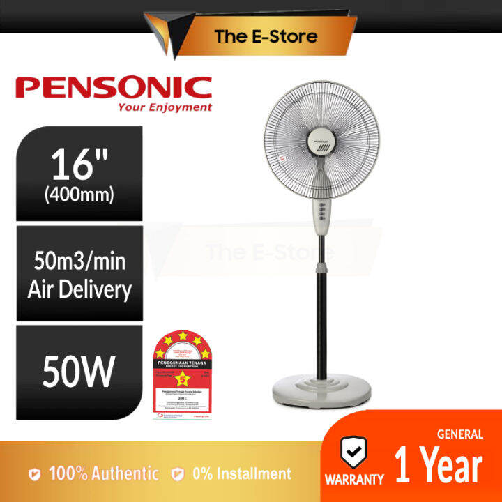 Pensonic Stand Fan Psf Psf Gy Kipas Berdiri Psf Psf Gy Psf Bg Lazada