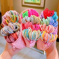 100PCS 2/3Cm Baby Girls Cute Small Hair Bands Mini Children Hair Ties for Kid Elastic Rubber Bands Color Hair Accessoires Hair Accessories