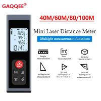 ZZOOI KL020 Laser Distance Range Finder Rechargeable Digital Rangefinder 40/60/80/100m Measurement Calculation Tool for Indoor Outdoor