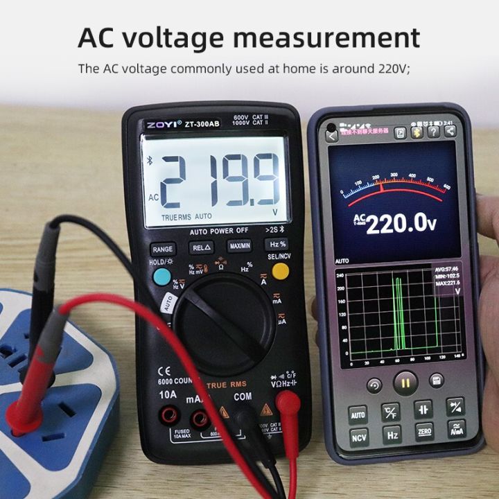 zoyi-bluetooth-digital-multimeter-profesional-zt-300ab-dual-mod-multimetro-ac-dc-voltmeter-ammeter-tester-tools-for-electricians