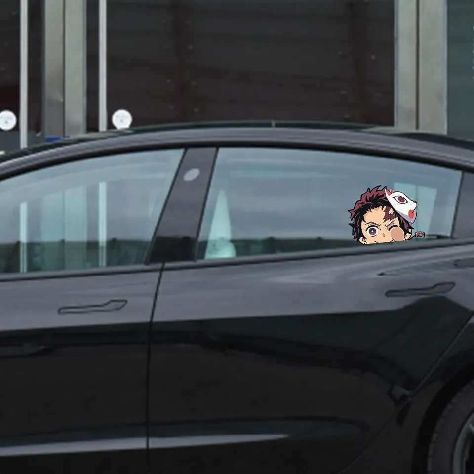 One Piece Luffy Zoro Nami Sanji Peeker Car Decals Window Anime Peeking Car  Sticker Decor | Fruugo ZA