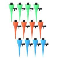 12Pcs Plastic Self Watering Spikes For Plants Flower Indoor Household Waterers Bottle Drip Irrigation Garden Tools Watering Systems  Garden Hoses