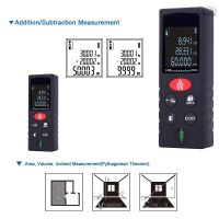 มิเตอร์เลเซอร์วัดระยะแบบดิจิตอล ขนาดพกพา 80 เมตร / 262 ฟุต