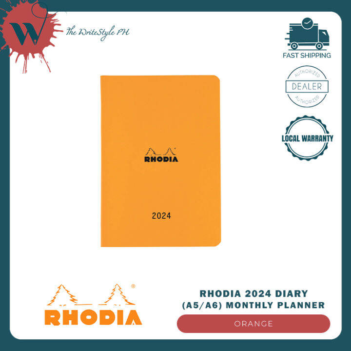 Rhodia Monthly Planner 2024 (A5/A6) Lazada PH