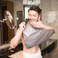 Upgraded Foldable Movable Shave Hairdressing Apron Hair Cutting Portable Anywhere Adult Bib Men Gift Beard Shaving Care Clean Aprons