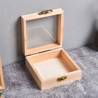 【hot】✓❁▥  Storage Paulownia Wood With Lid Multifunction Hinged Boxes Jewelry Decoration