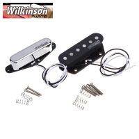 Wilkinson ชุดคอยล์เดี่ยวสไตล์วินเทจคลาสสิก Alnico 5 Tele ปิ๊คอัพสำหรับเทเลแคสเตอร์กีต้าร์ไฟฟ้าโครเมียม WOVT